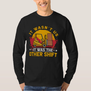 Forklift Operator Warehouseman Pallet Transporter T-Shirt