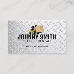 Forklift Rentals Business Cards