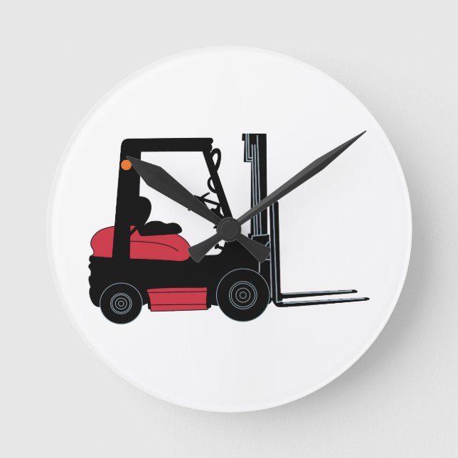 Forklift Round Clock (Front)