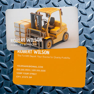 Forklift Services Business Card