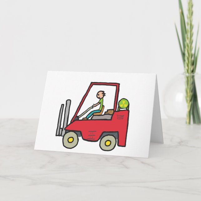 Forklift Truck Card (Front)