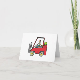 Forklift Truck Card