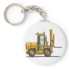 Forklift Truck Construction Key Chains