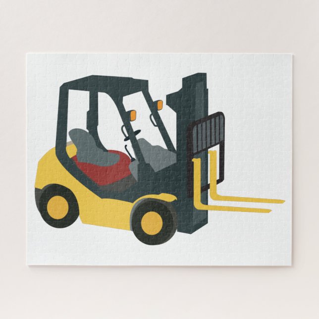 Forklift Truck Jigsaw Puzzle (Horizontal)