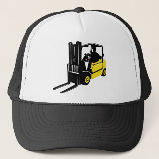 forklift truck retro trucker hat