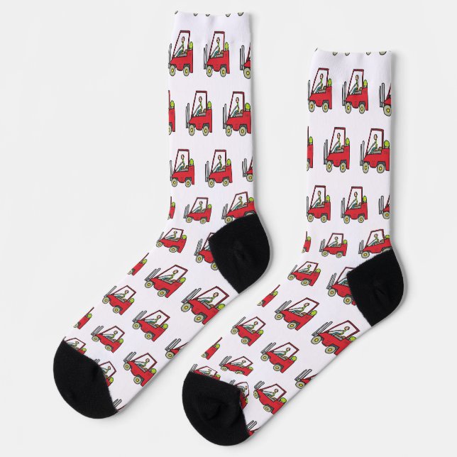 Forklift Truck Socks (Left)
