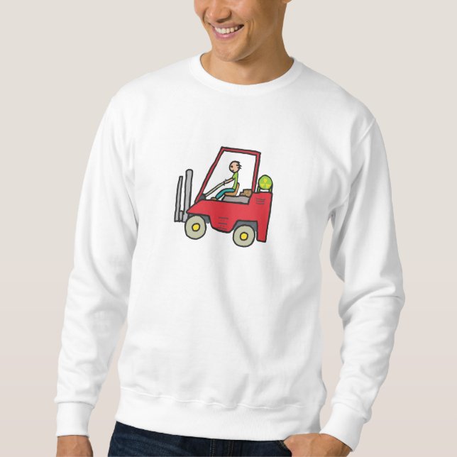 Forklift Truck Sweatshirt (Front)