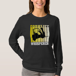 Forklift Whisperer Warehouse Forklift Operator T-Shirt
