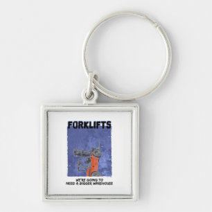 Forklifts Parody Key Ring