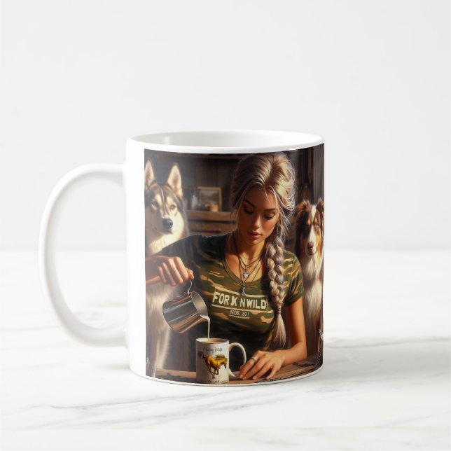 ForknWild Coffee Creamer Mug (Left)