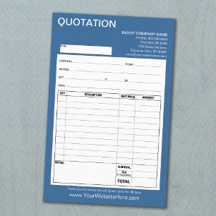 Form - Business Quotation or Invoice