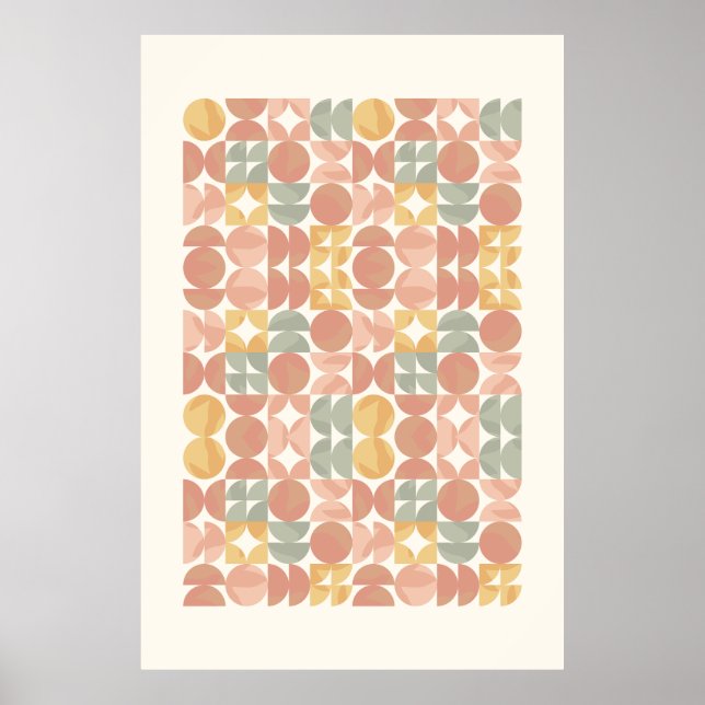 Form & Function – Bauhaus Geometric Minimalist Art Poster (Front)