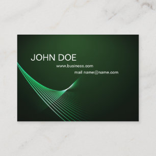 form green business business card