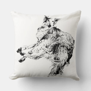 Form in Repose – Silken Windhound Cushion