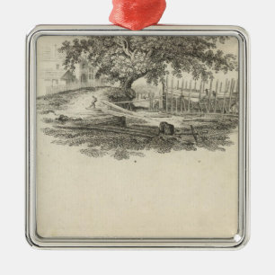 Form in which William Penn Metal Tree Decoration