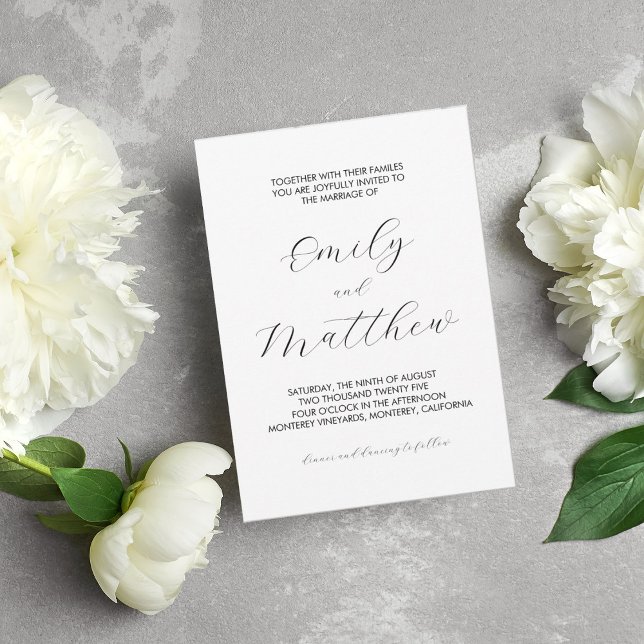 Formal and Elegant Wedding Invitations (Creator Uploaded)