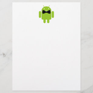 Formal Atire Green Android Robot