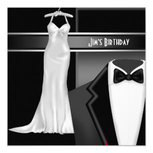 white tie invitation