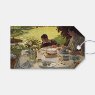 Formal Breakfast in the Garden Gift Tags