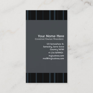 Formal Business Business Card