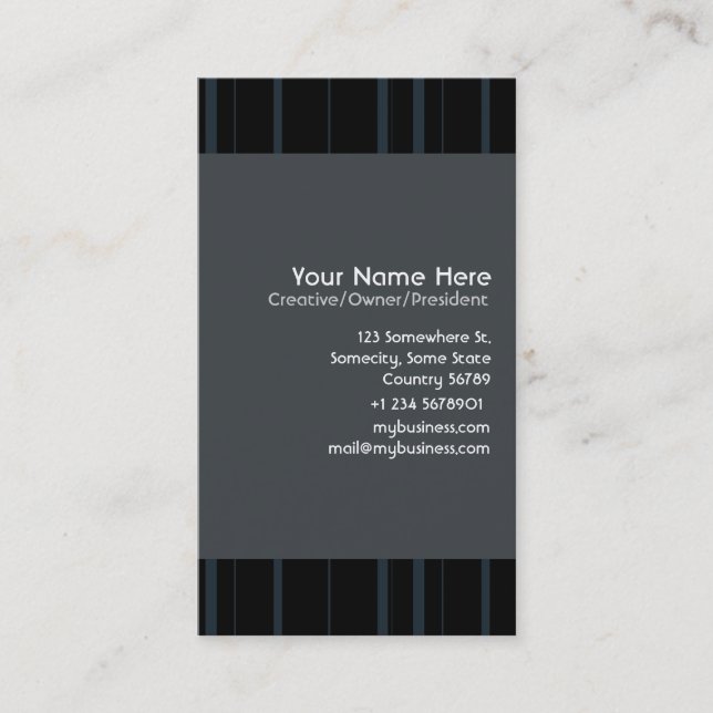 Formal Business Card (Front)