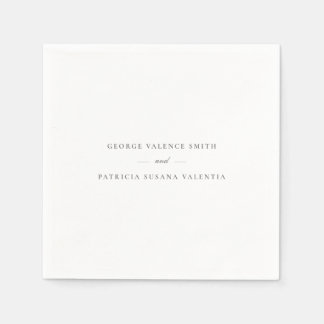 Formal Calligraphy Elegant | Wedding Napkin
