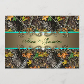 Formal Camo Wedding Invitations 5x7