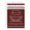 Formal College Graduation Announcements Burgundy