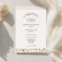 Formal Colourful Floral Wedding