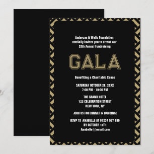  Formal Corporate Gala Ball Party Fundraiser Event Invitation