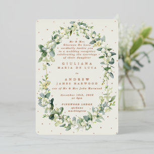 Formal Cream Snowberry+Eucalyptus Reception Only