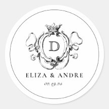 Formal Crest Black and White 