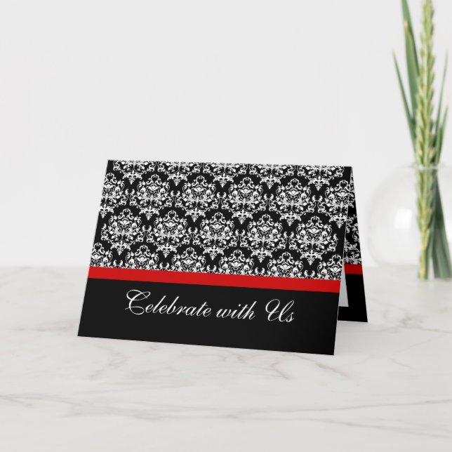 Formal damask party "all occasion" CUSTOM Invitation (Front)