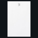 Formal Editable Monogram Linen Stationery<br><div class="desc">Formal Editable Monogram Linen Stationery</div>