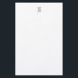 Formal Editable Monogram Linen Stationery<br><div class="desc">Formal Editable Monogram Linen Stationery</div>