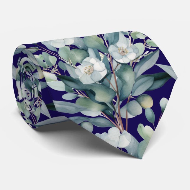Formal Eucalyptus Neck Ties | Simple and Classic (Rolled)