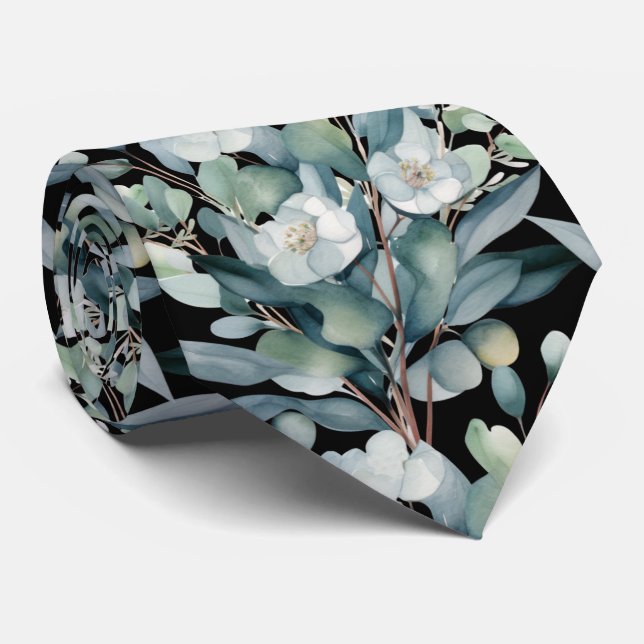 Formal Eucalyptus Neck Ties | Simple and Classic (Rolled)