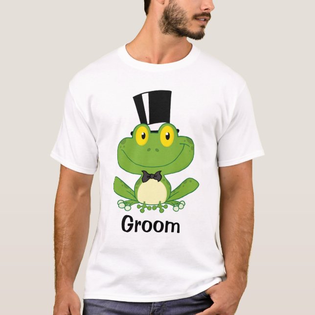 Formal Frog Groom Tee Shirt (Front)