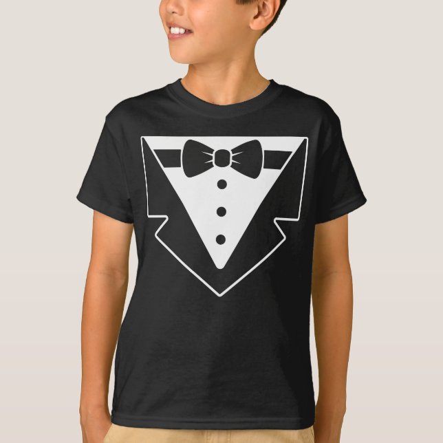 Formal Fun Tuxedo Kids Shirt (Front)