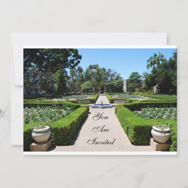 Formal Garden Invitation (Front)