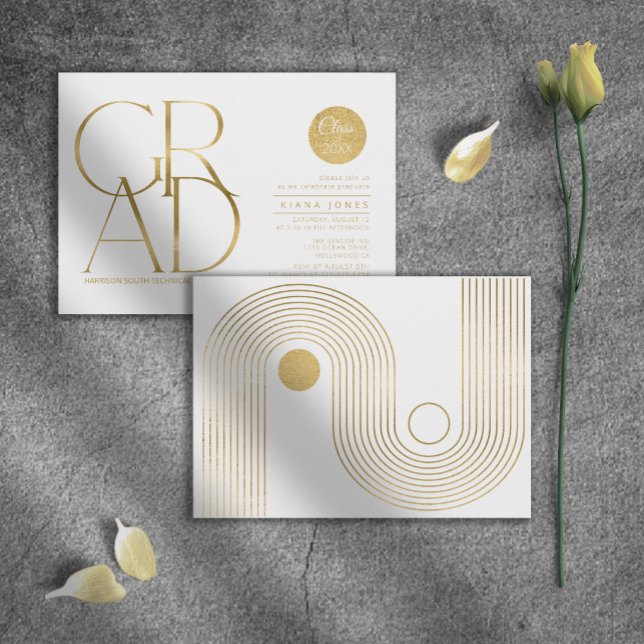 Formal Geometric Graduation White Gold ID905 (Creator Uploaded)