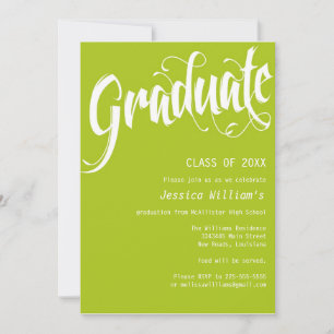 Formal Graduation Party Invitation
