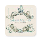 Formal Lush Blue Green Wreath Event Planner