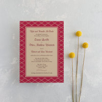 Formal Magenta Art Deco Reception-Only
