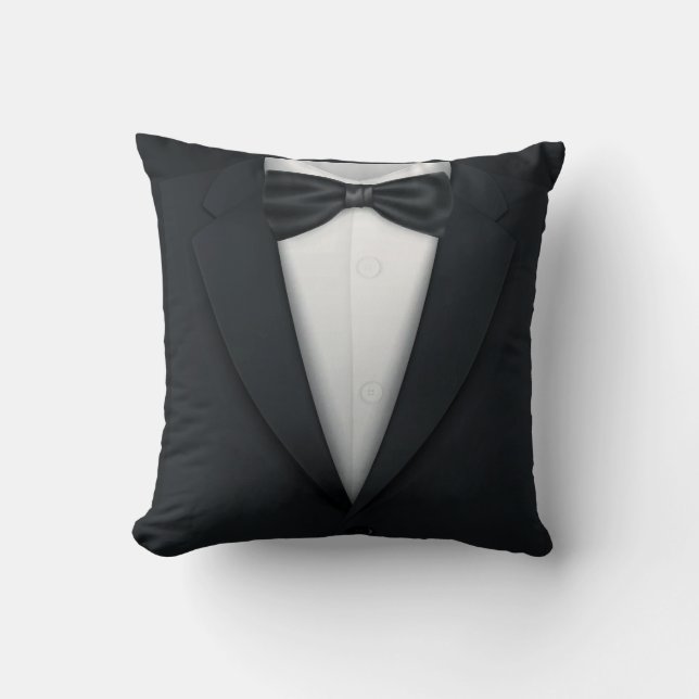 Formal Mens' Tuxedo Tux Cushion (Front)