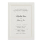Formal Modern Classic Double Frame Ecru Wedding