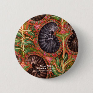 Formal Paisles, Formal Paisley Darlene P. Colt... 6 Cm Round Badge