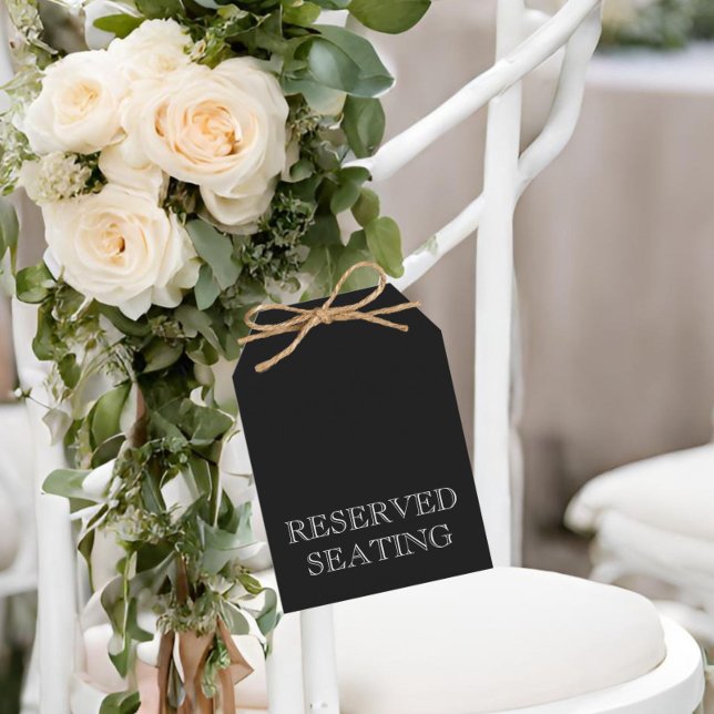 Formal Reserved Seating Wedding Large Tag (Creator Uploaded)