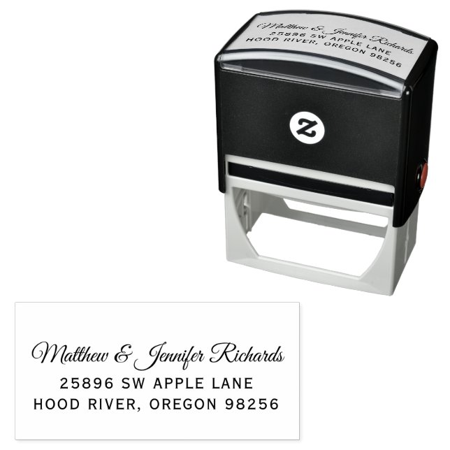 Formal Return Address Self-inking Stamp (In Situ)