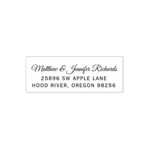 Formal Return Address Self-inking Stamp